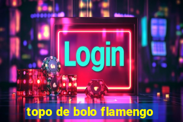 topo de bolo flamengo